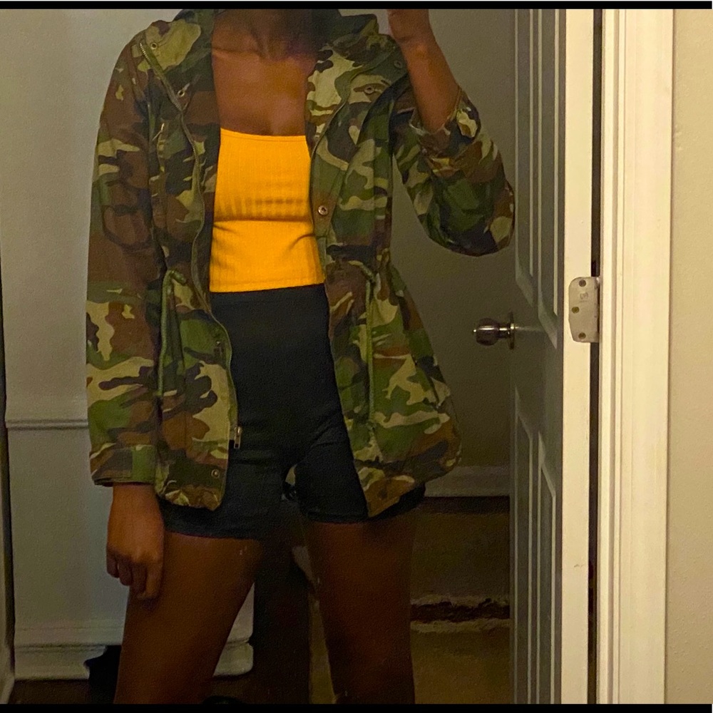 Spring Camo Anorak - Olive